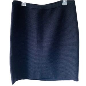 Eileen Fisher Black Textured Skirt
